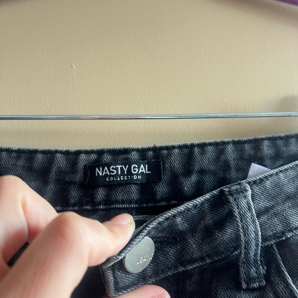 Nasty Gal High Rise Black Jeans - Picture 6 of 9